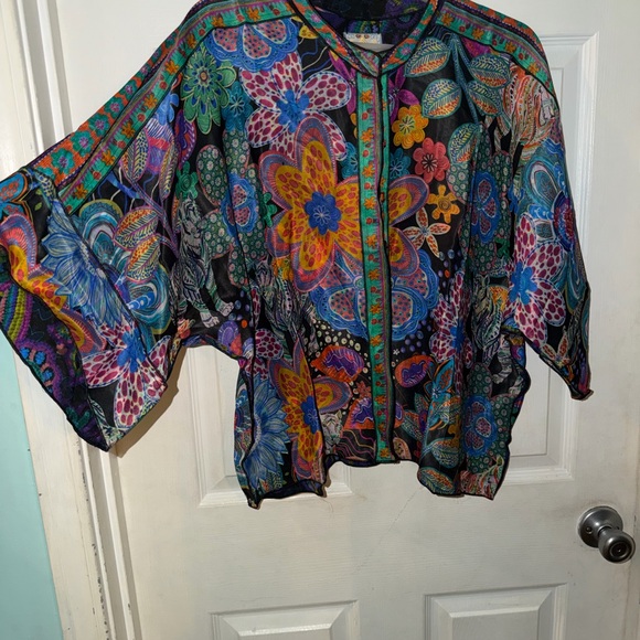 Johnny Was Flow Shrug NWT Oversized Small - Picture 2 of 6